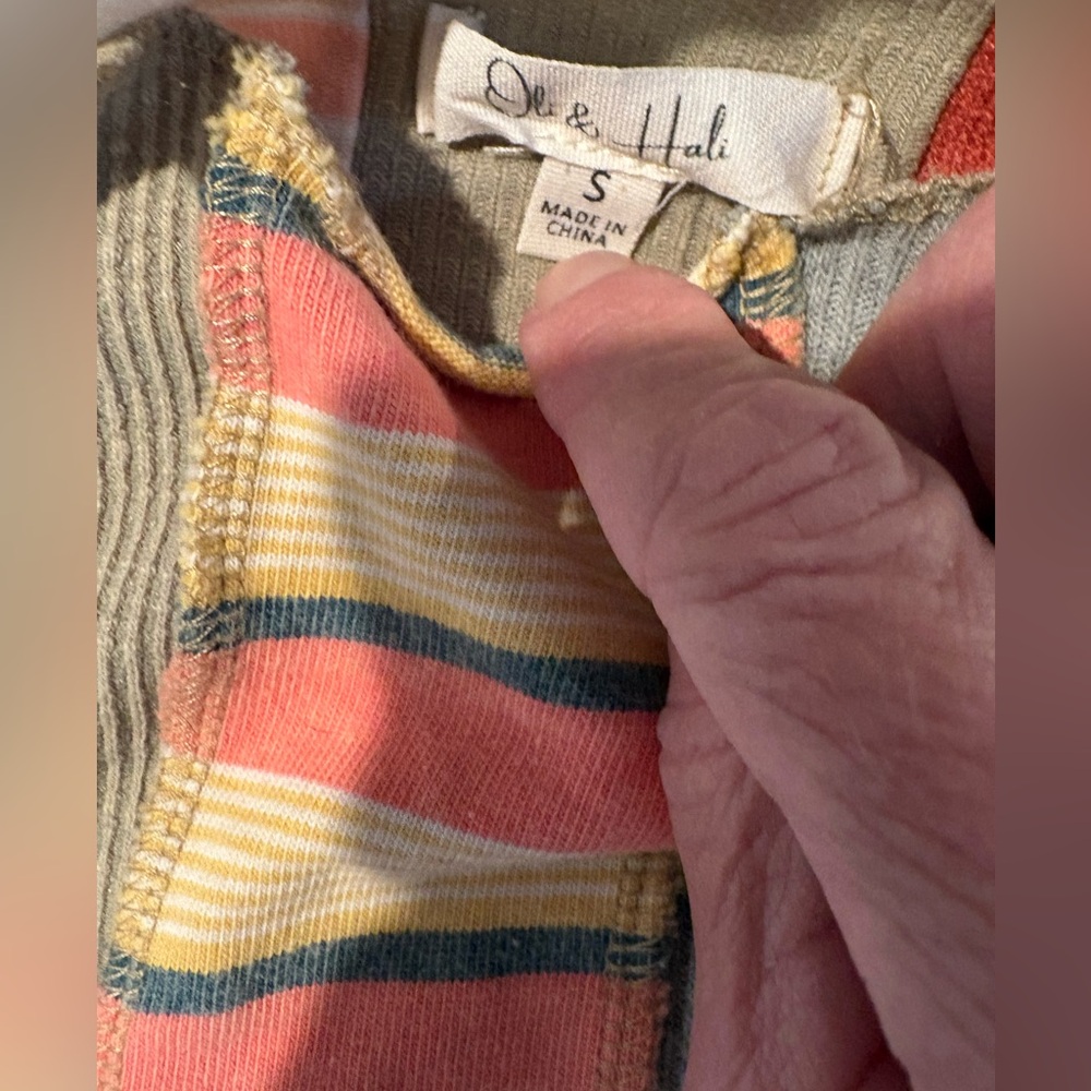 Oli & Hali Mixed Print Patchwork Turtleneck - image 4